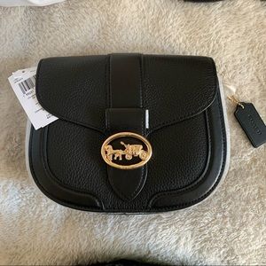 ❤️ Coach Georgie saddle crossbody NWT